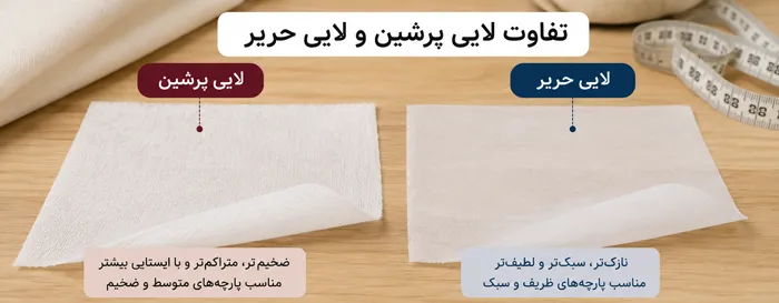 تفاوت لایی پرشین با لایی حریر